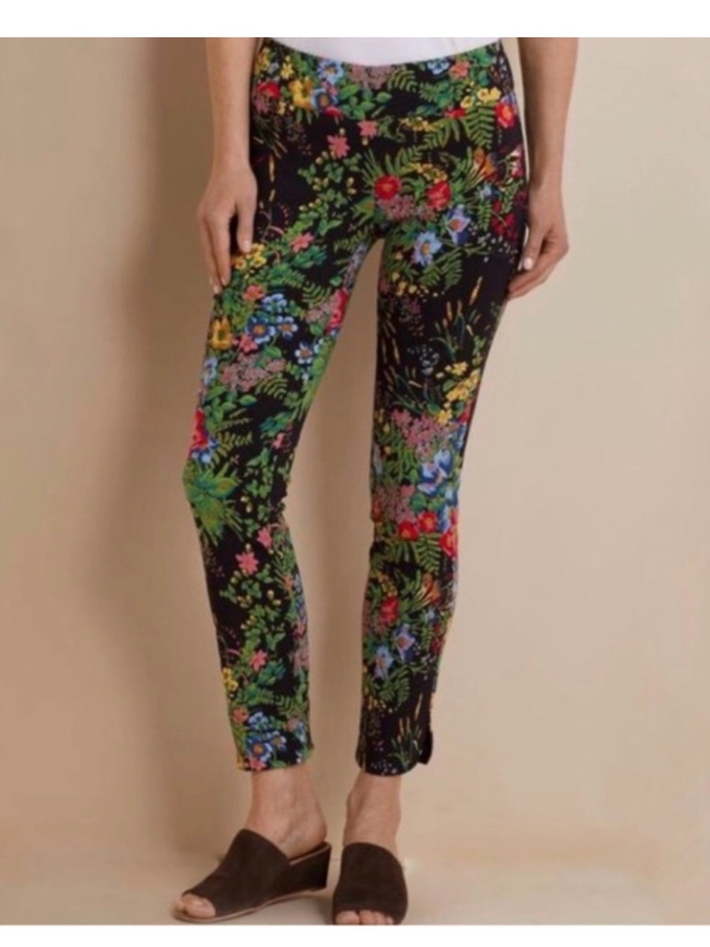Soft Surroundings Floral Ankle Pants